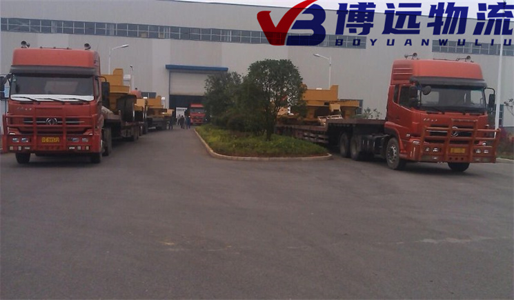 新疆喀什某鋼鐵廠設(shè)備拖遠 長沙博遠物流